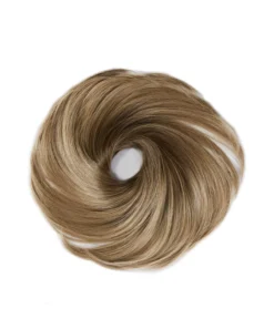 Rapunzel of Sweden Vegan Hair Scrunchie 20 cm Brown Ash Blonde Balayage B5.1/7.3