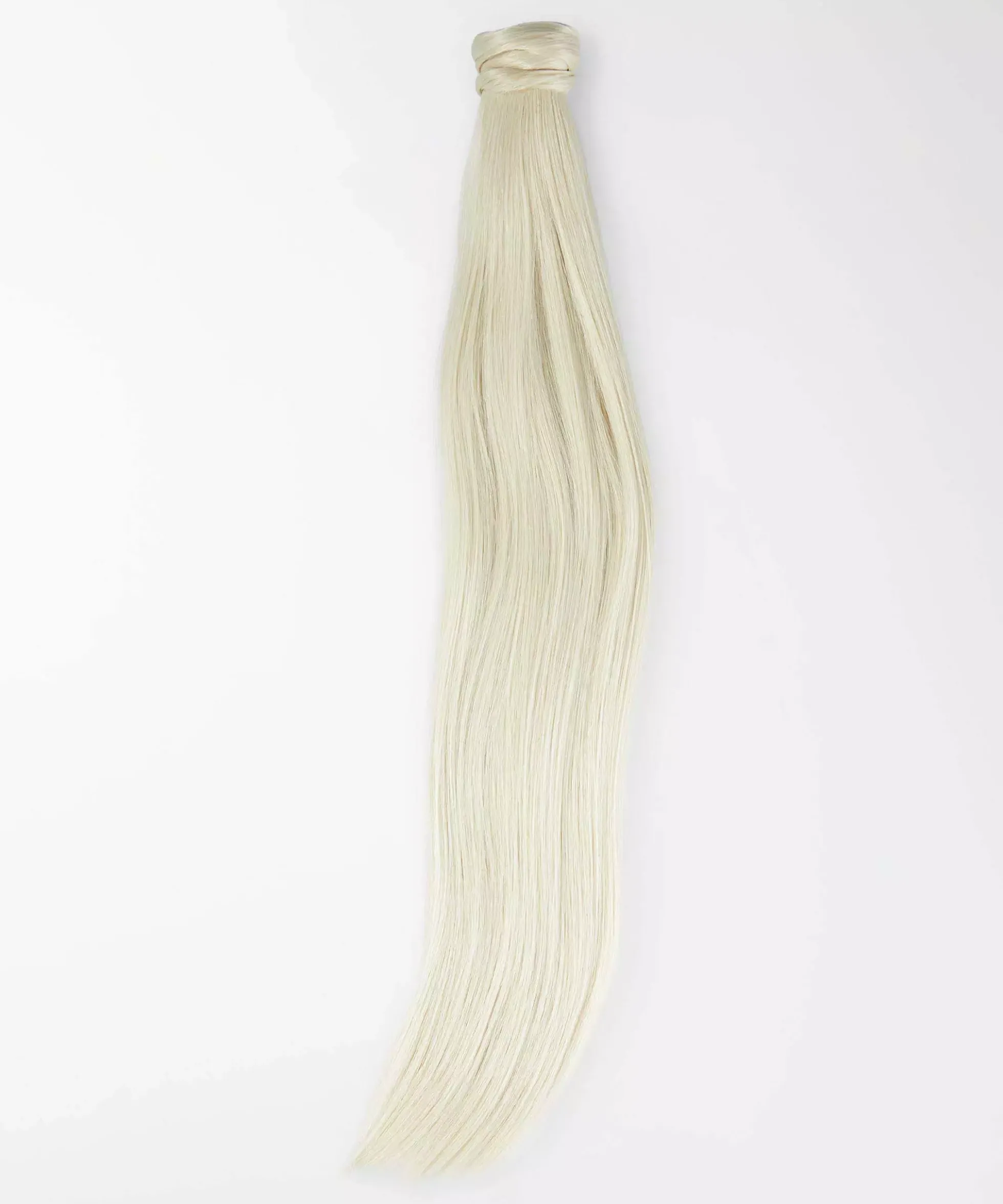 Rapunzel of Sweden Vegan Ponytail Straight / Clip-in / Medium Volume40 cm 10.10 Platinum Blonde
