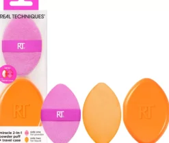 Real Techniques Miracle 2-in-1 Powder Puff + Travel Case