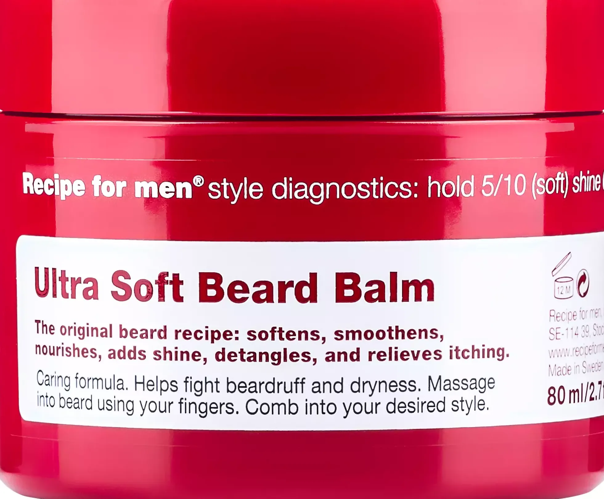 Recipe for men Ultra Soft Beard Balm 80 ml