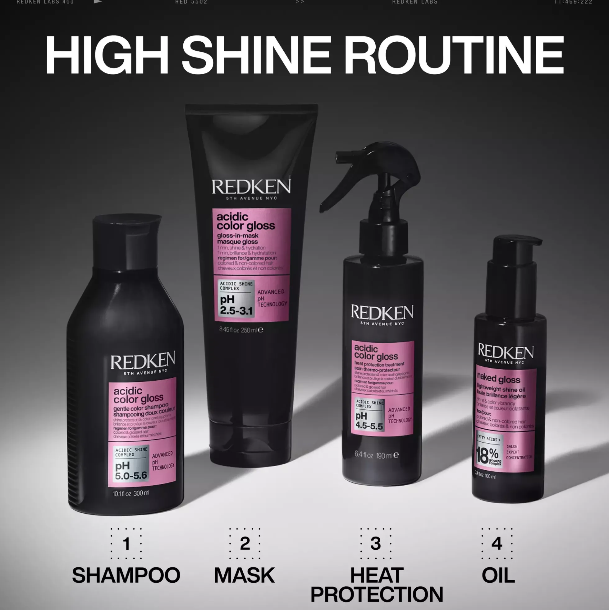 RedkenAcidic Color Gloss 1 Minute Mask