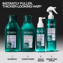RedkenAcidic Grow Full System Instant Densifying Spray for Thin Hair 190 ml