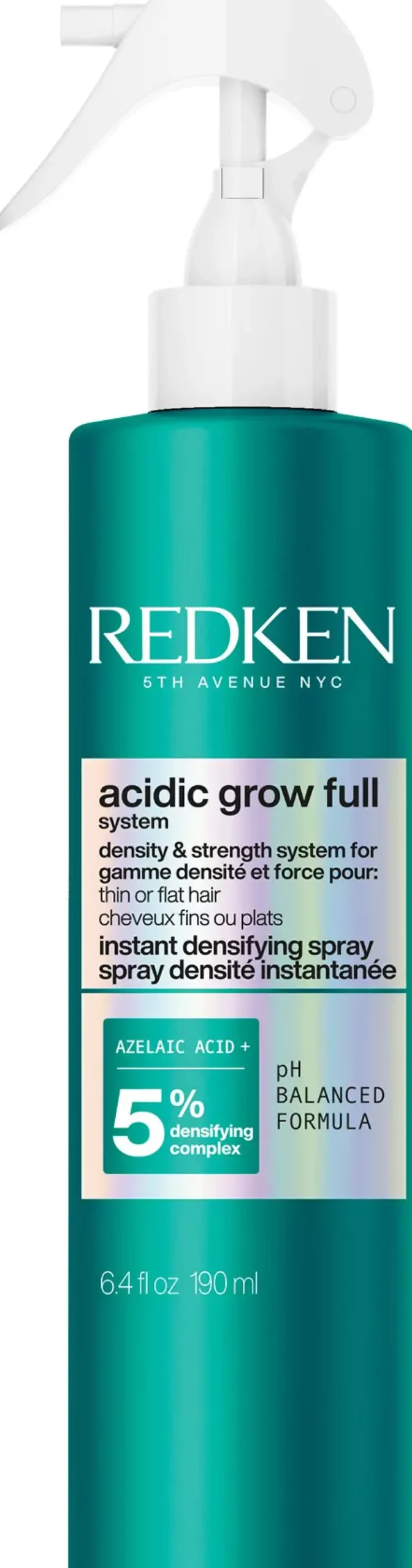 RedkenAcidic Grow Full System Instant Densifying Spray for Thin Hair 190 ml