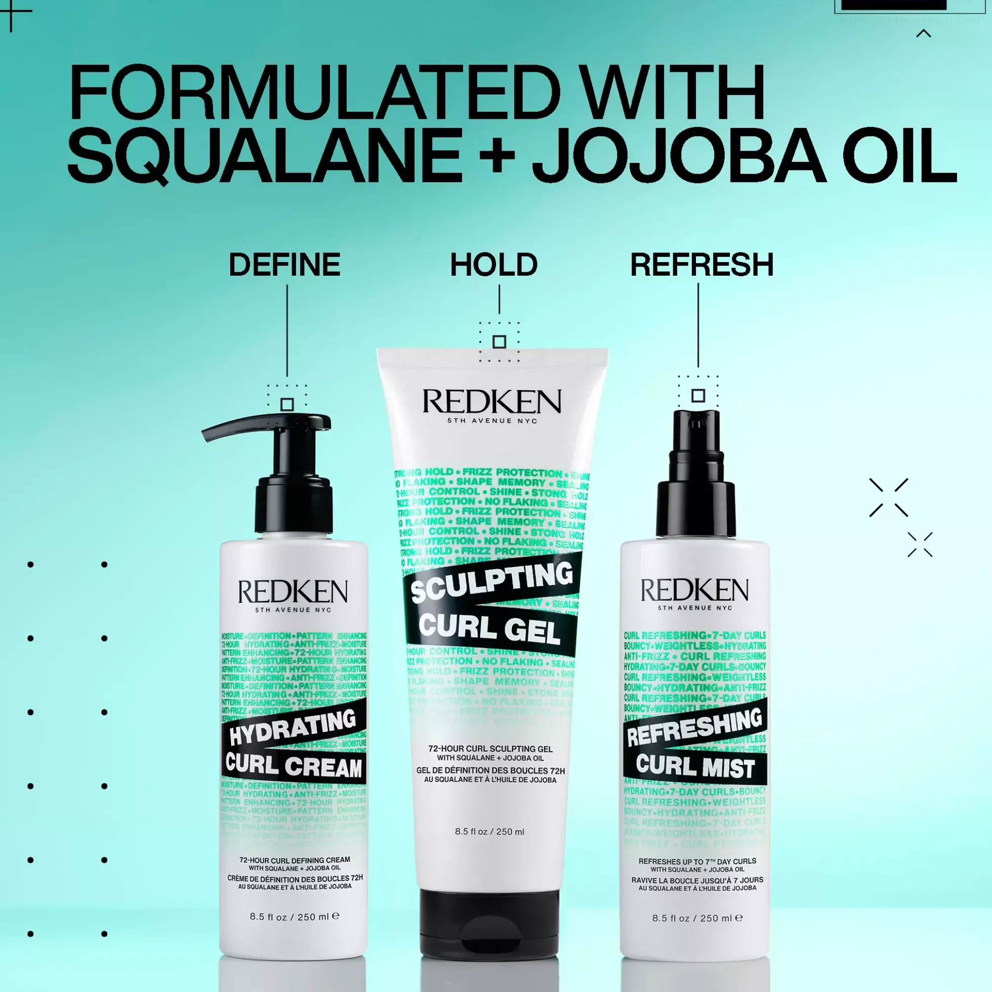 RedkenCurl Stylers Hydrating Curl Cream 250 ml