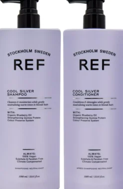 REF. Cool Silver Bundle Shampoo 1000 ml & Conditioner 1000 ml