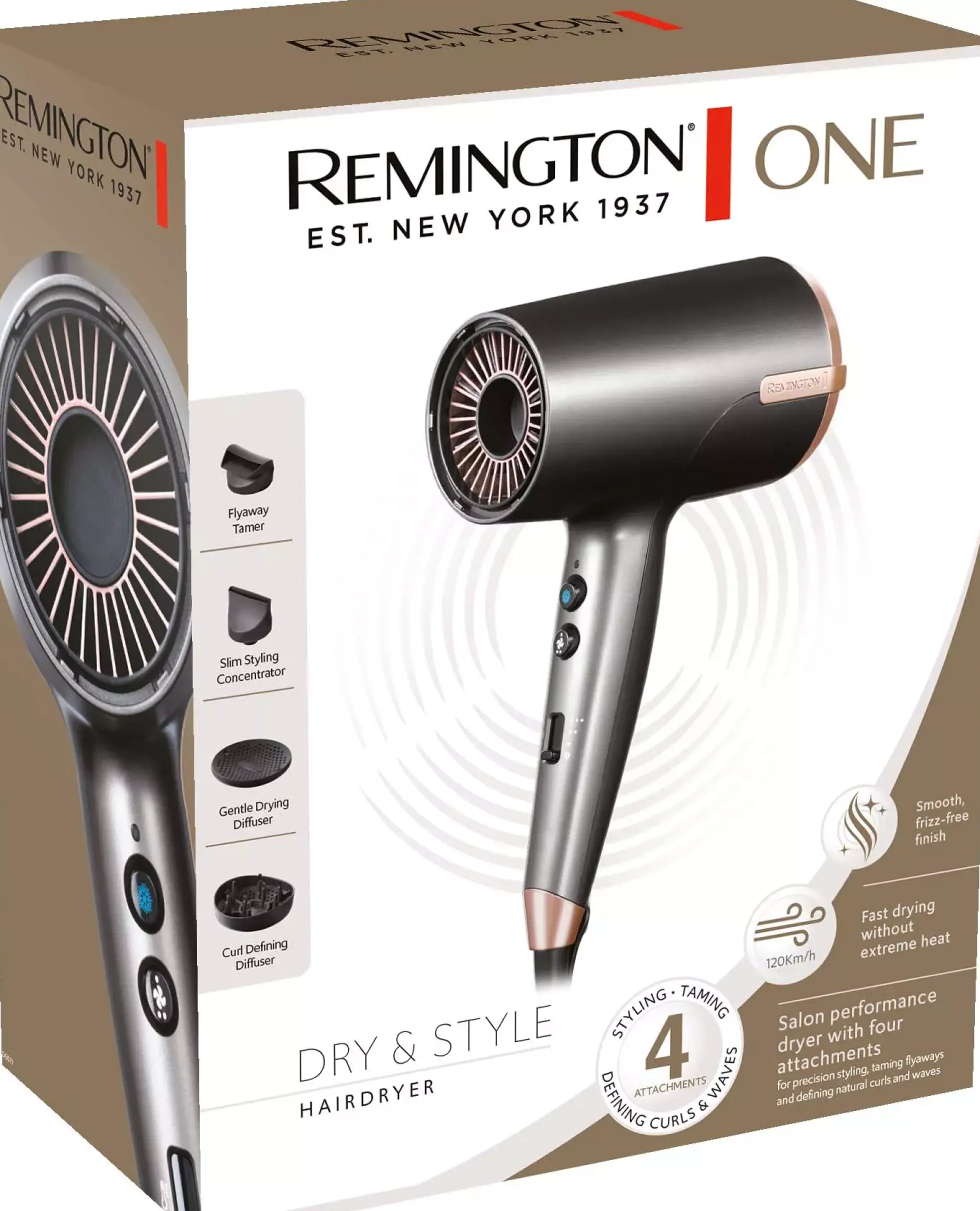 RemingtonONE Dry & Style Hairdryer D6077