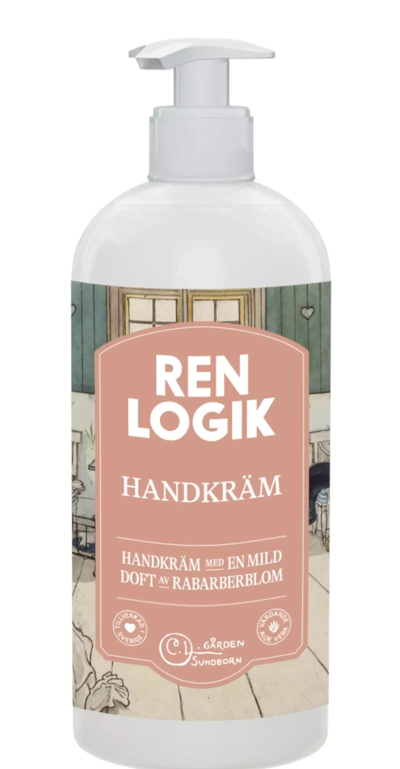 Ren Logik Hand Creme Rhubarb Flower 500 ml