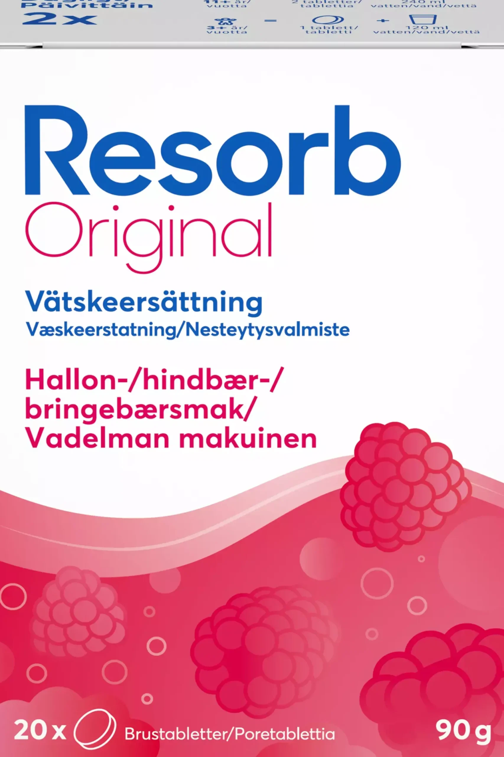 ResorbOriginal Hallonsmak 20 g
