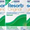Resorb Vätskeersättning Sötad med Steviolglykosider med Päronsmak 90g x3