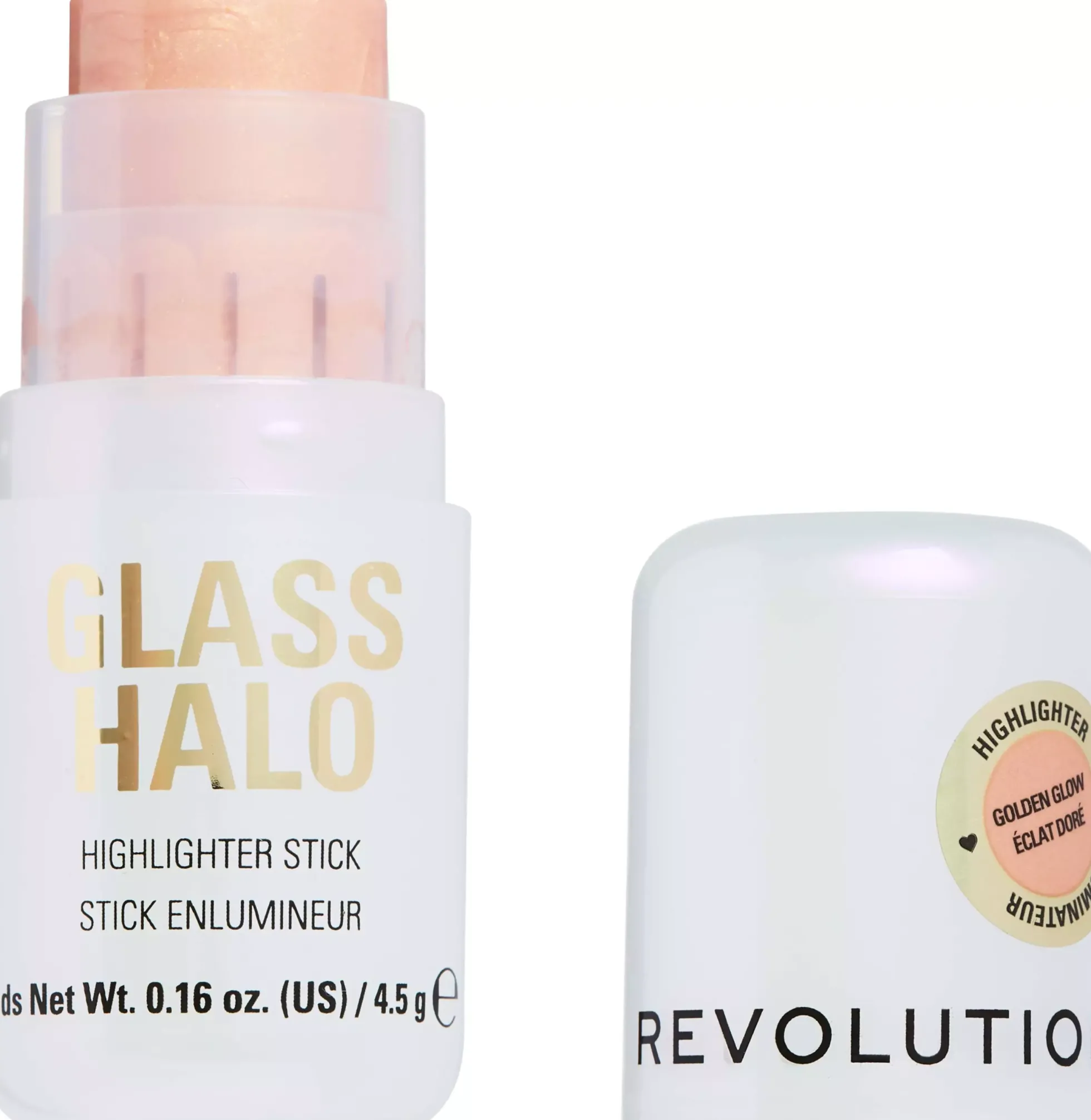 Revolution Beauty London Glass Halo Highlighter Stick Rose Glow