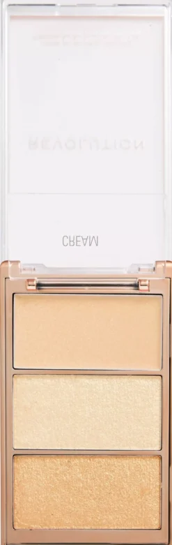 Revolution Beauty London Highlight Icon Palette Gold Glow