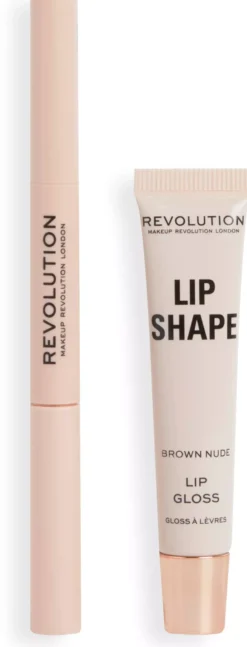 Revolution Beauty London Lip Shape Kit Chauffeur Nude
