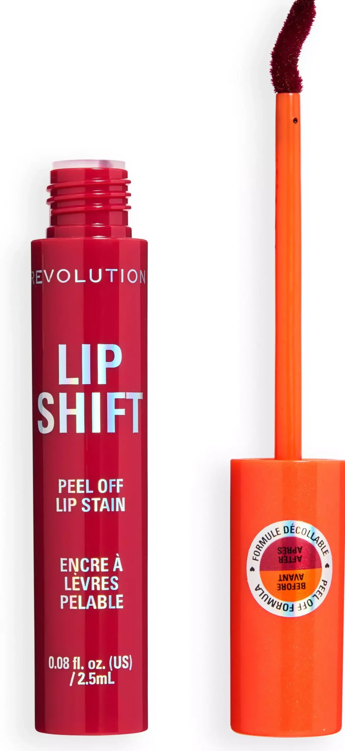Revolution Beauty London Lip Shift Peel Off Lip Stain Solar Flare Coral