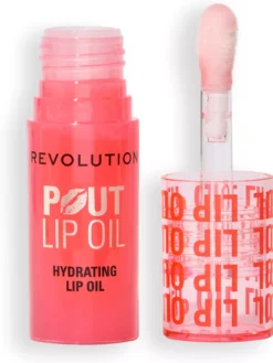 Revolution Beauty London Pout Lip Oil Watermelon Pink