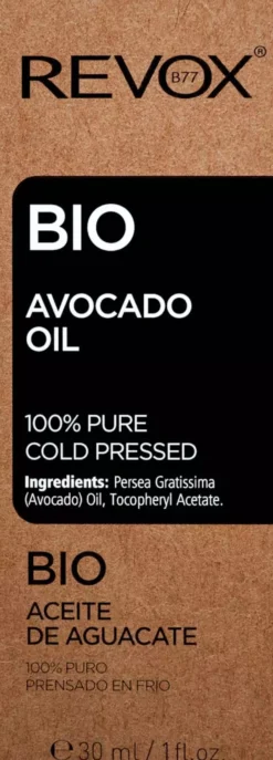 Revox B77JUST Bio Avocado Oil 100% Pure 30 st