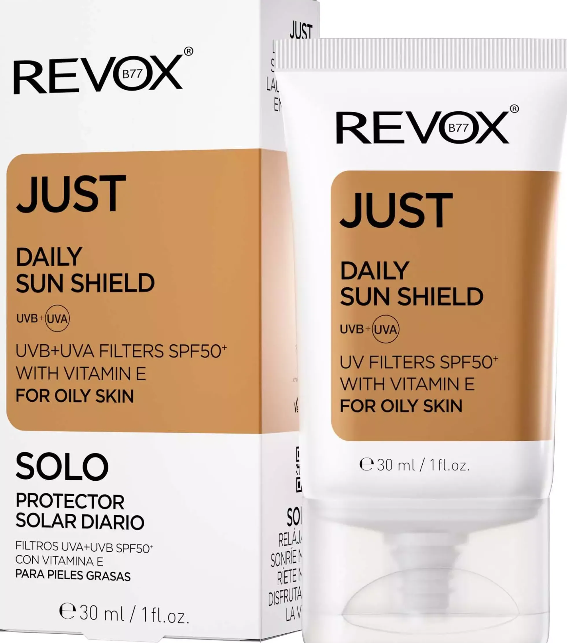 Revox B77JUST Daily Sun Shield SPF50 For Oily Skin 30 ml