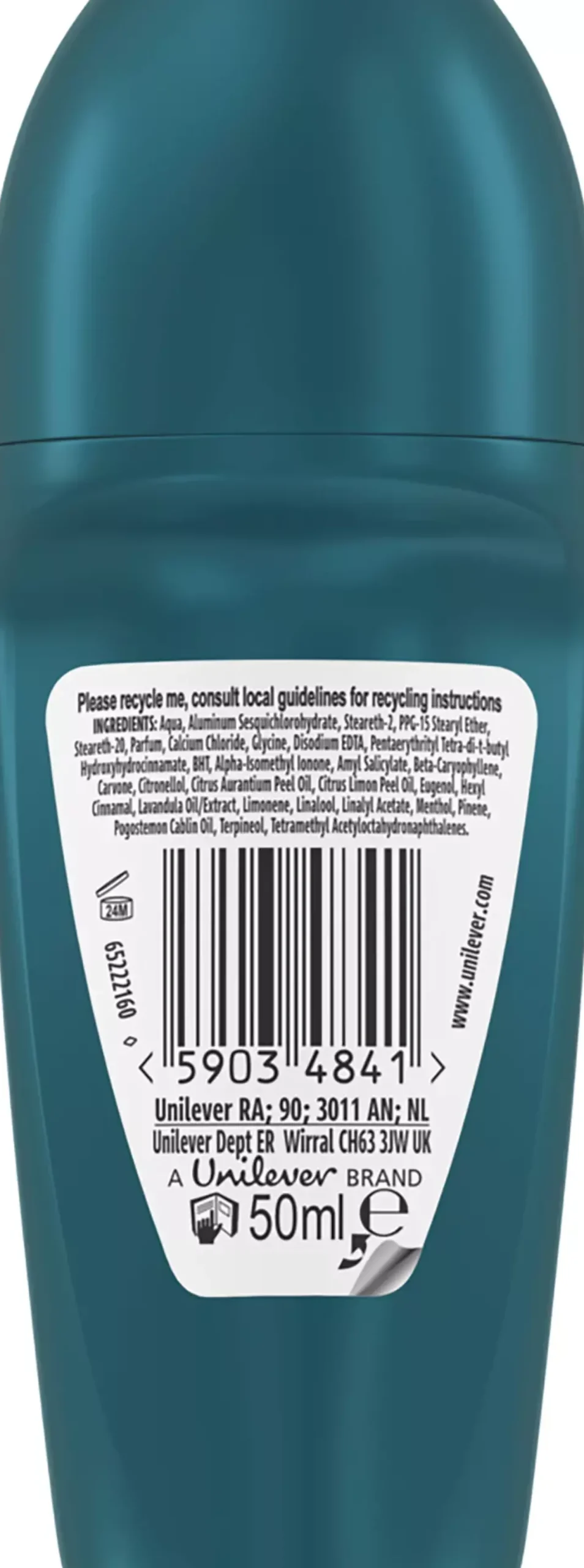 Rexona Men 72h Advanced Protection Menthol & Blue Lavender Roll-on 50 ml