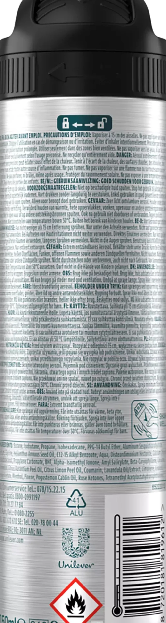 Rexona Men 72h Advanced Protection Iced Lemon & Sage Spray 150 ml