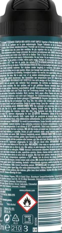 Rexona Men 72h Advanced Protection Sensitive Spray