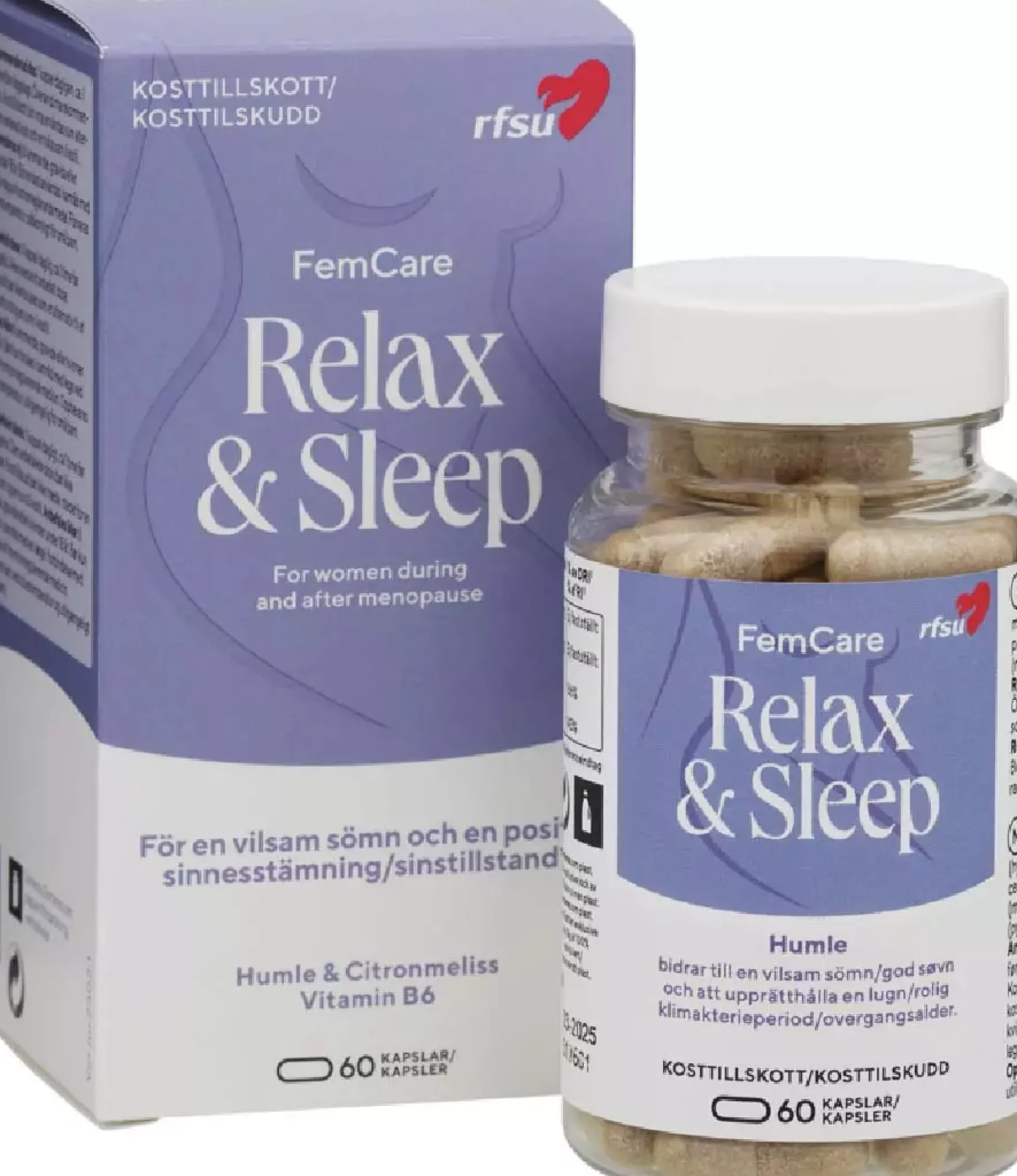 RFSU FemCare Relax & Sleep 60 st