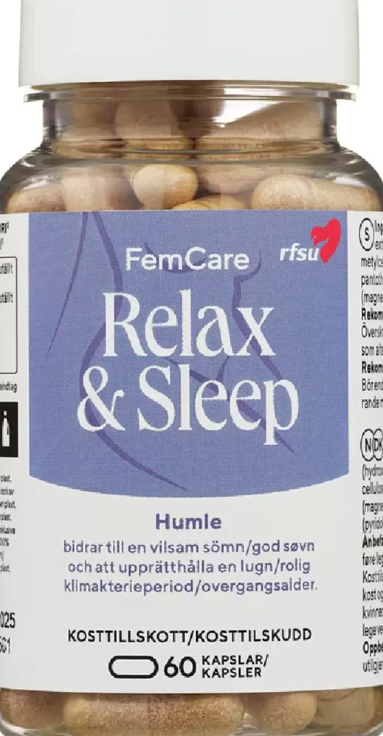 RFSU FemCare Relax & Sleep 60 st
