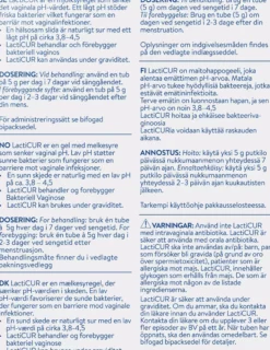 RFSU LactiCUR 7 st