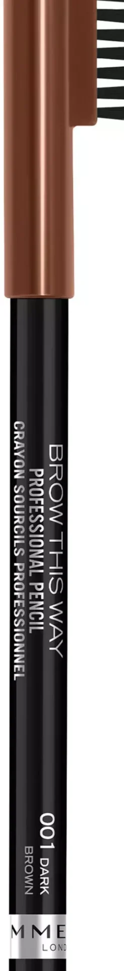 Rimmel Brow This Way Professional Eyebrow Pencil Black Brown 004
