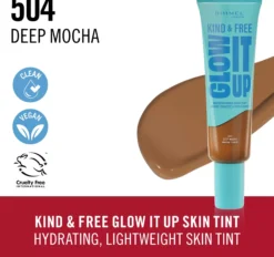 RimmelKind & Free Glow It Up Moisturising Skin Tint Vanilla 160