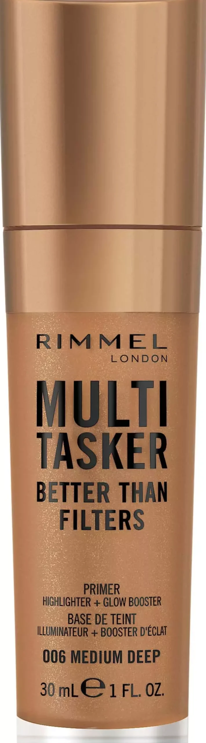 RimmelKind & Free Multi-Tasker Better Than Filters Face Primer Glow Booster and Highlighter 001 Fair