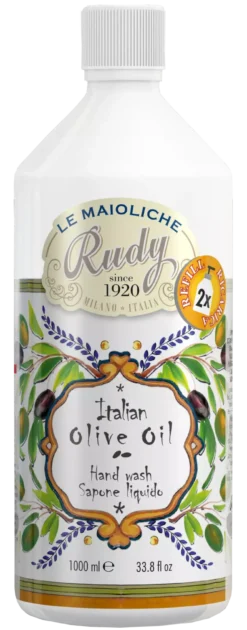 RudyItalian Olive Oil Le Maioliche Hand Wash Refill 1000 ml