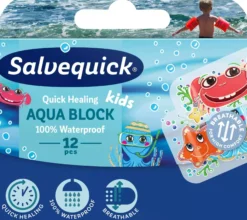 Salvequick Aqua Block Kids 12 st
