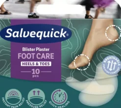Salvequick Blister Plaster Heels & Toes 10 pcs