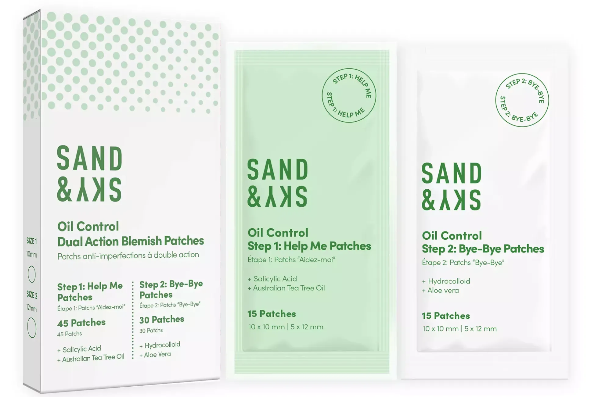 Sand & Sky Dual action blemish patches