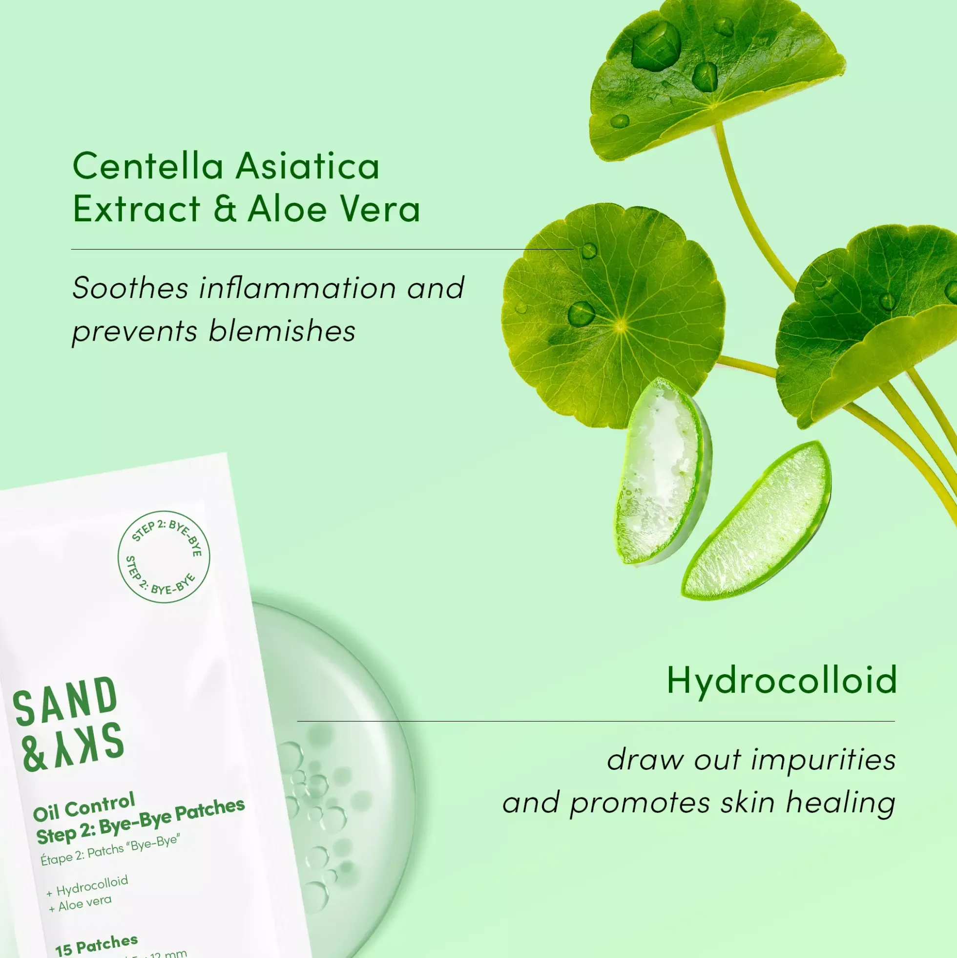 Sand & Sky Dual action blemish patches