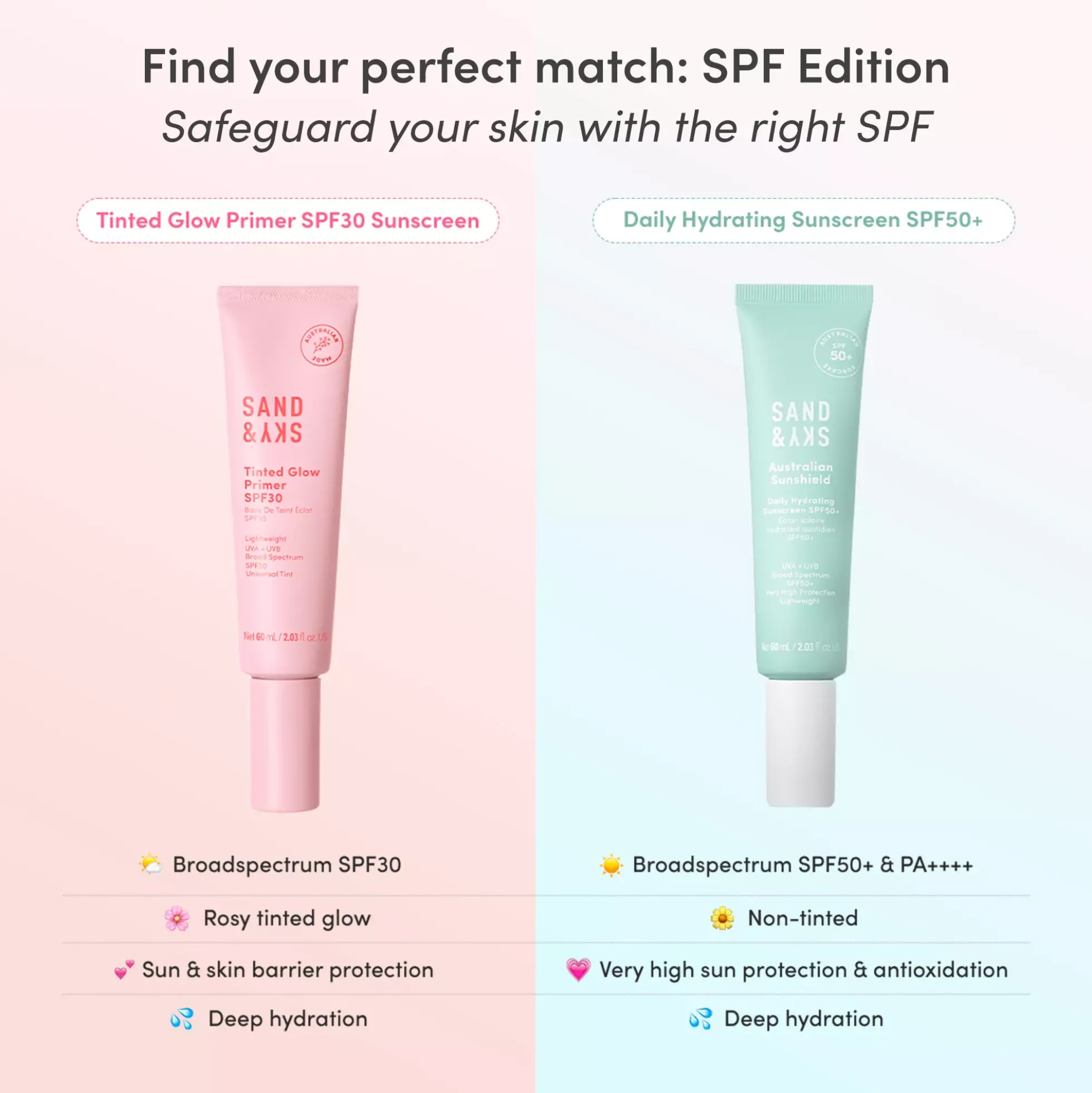 Sand & SkySunscreen Daily Hydrating Sunscreen SPF 50+ 60 ml