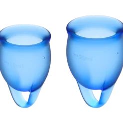 Satisfyer Feel Confident Menstrual Cup Dark Blue