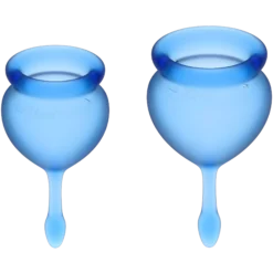 Satisfyer Feel Good Menstrual Cup Dark Blue