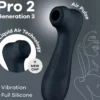 Satisfyer Pro 2 Generation 3 Connect App Black