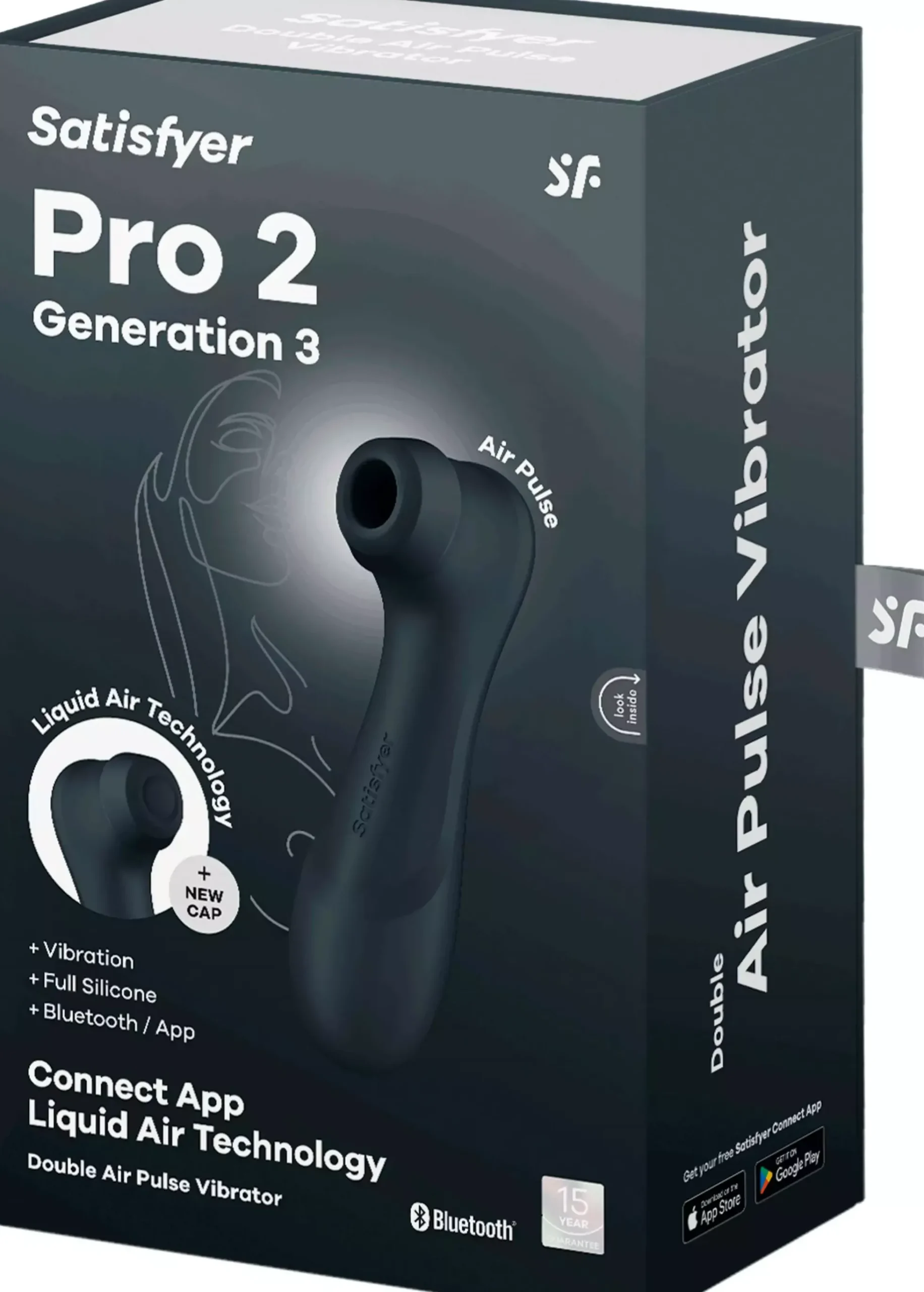 Satisfyer Pro 2 Generation 3 Connect App Black