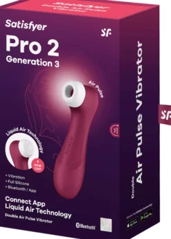 Satisfyer Pro 2 Generation 3 Connect App Wine Red