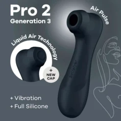 Satisfyer Pro 2 Generation 3 with Liquid Air Black