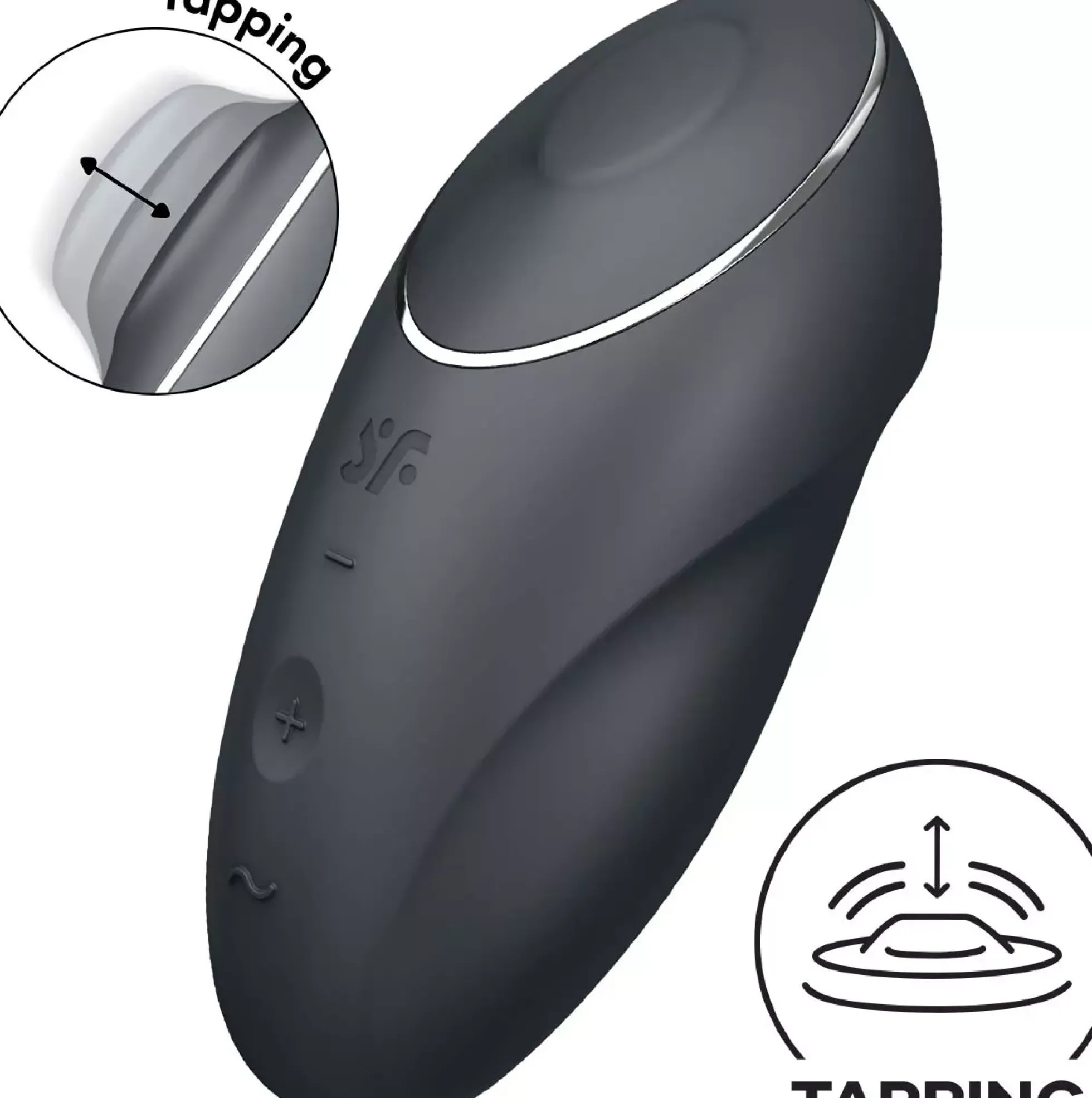 Satisfyer Tap & Climax 1 bluegrey Blue