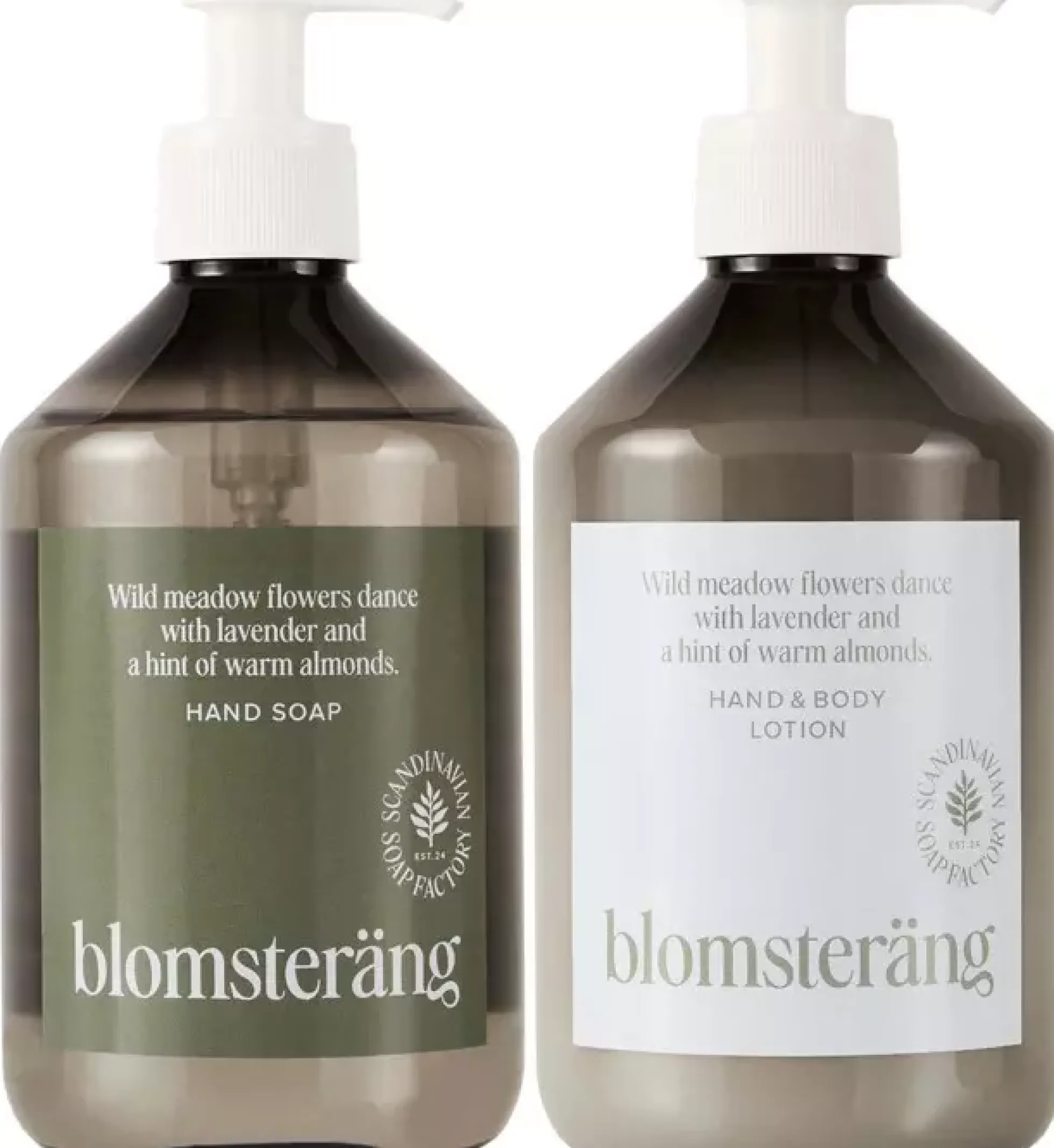 Scandinavian Soap FactoryBlomsteräng Hand Soap 500 ml & Hand & Body Lotion 500 ml