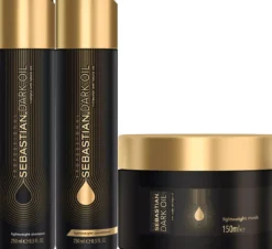 Sebastian ProfessionalDark Oil Lightweight Hair Trio
