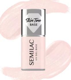 SEMILAC Skin Tone Cover Base Glitter Rose