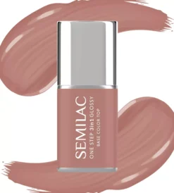 SEMILAC UV Gel Polish One Step 3in1 Glossy S201 Earth Pink