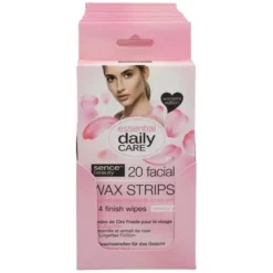 SenceEssential daily Care Hair Removal Wax Strips Sensitive Skinface 30 st