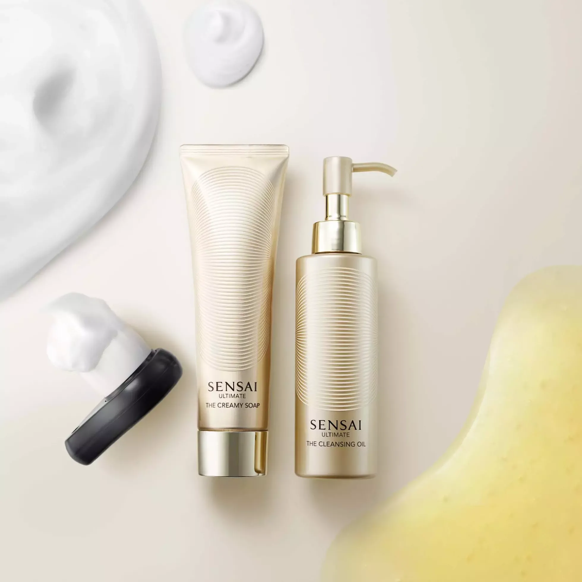 SensaiUltimate The Creamy Soap + Brush