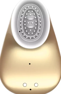 ShotsInnovation Twitch Hands Free Suction & Vibration Toy Gold
