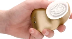 ShotsInnovation Twitch Hands Free Suction & Vibration Toy Gold